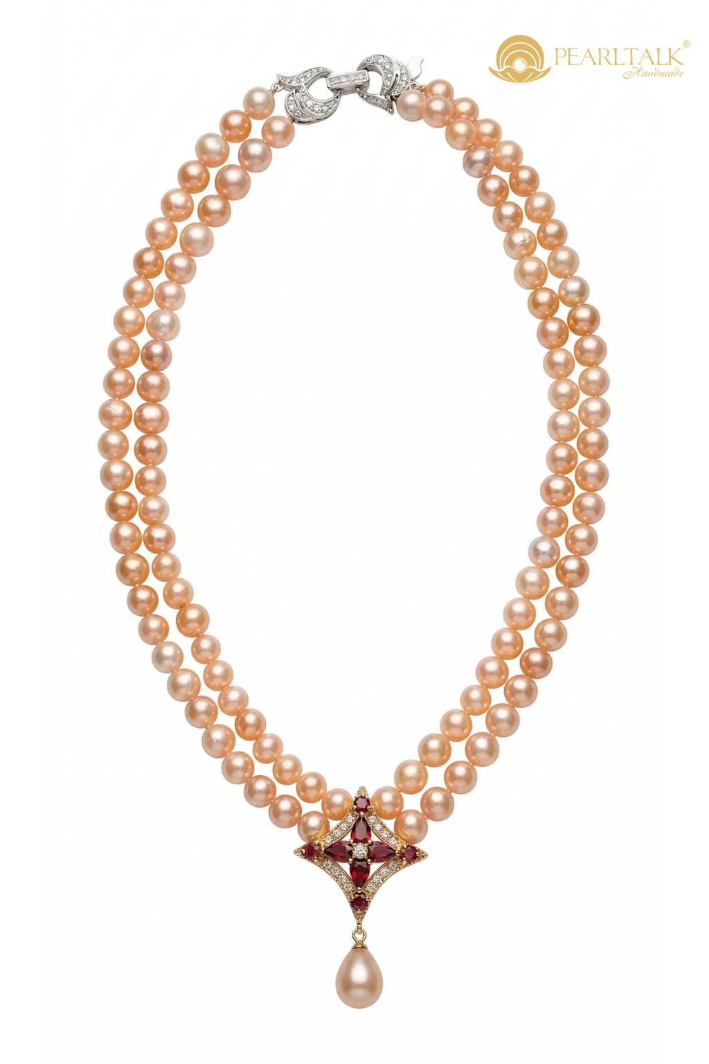 CHUỖI ĐÔI MẶT GIỌT CAM